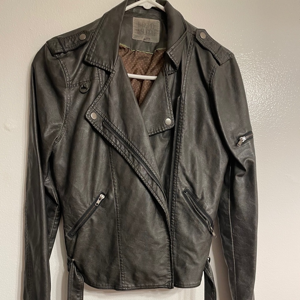 Thread & Supply Leather Jacket!